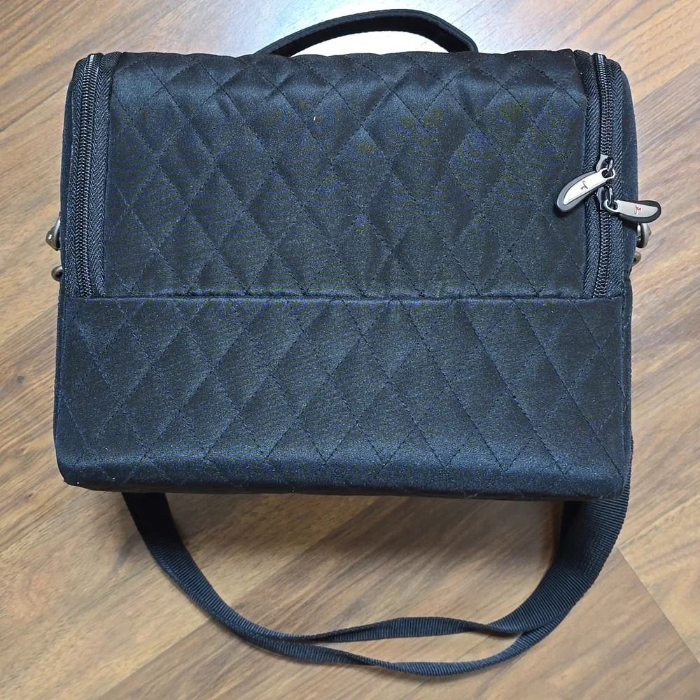 Travelon Quilted Black Jewelry Bag